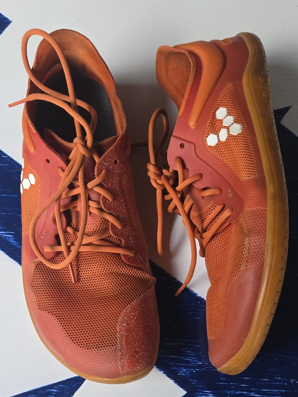 Vivo Barefoot Rust Orange Primus Lite III Barefoot Sneaker Size EU 39 US 8